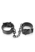 Fetish Tentation - Manette Regolabili in Ecopelle - Nere