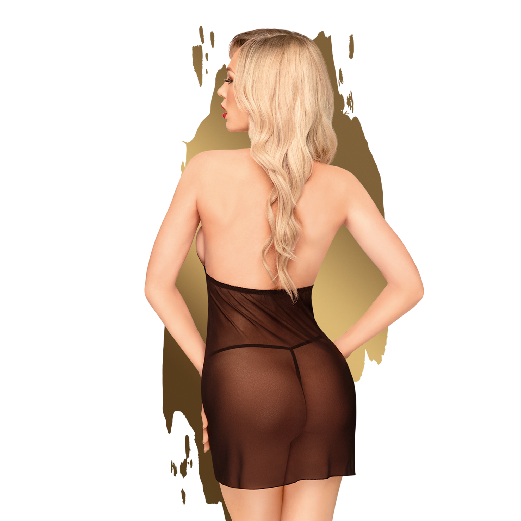 Penthouse - Bedtime story black S-M - 2 pezzi