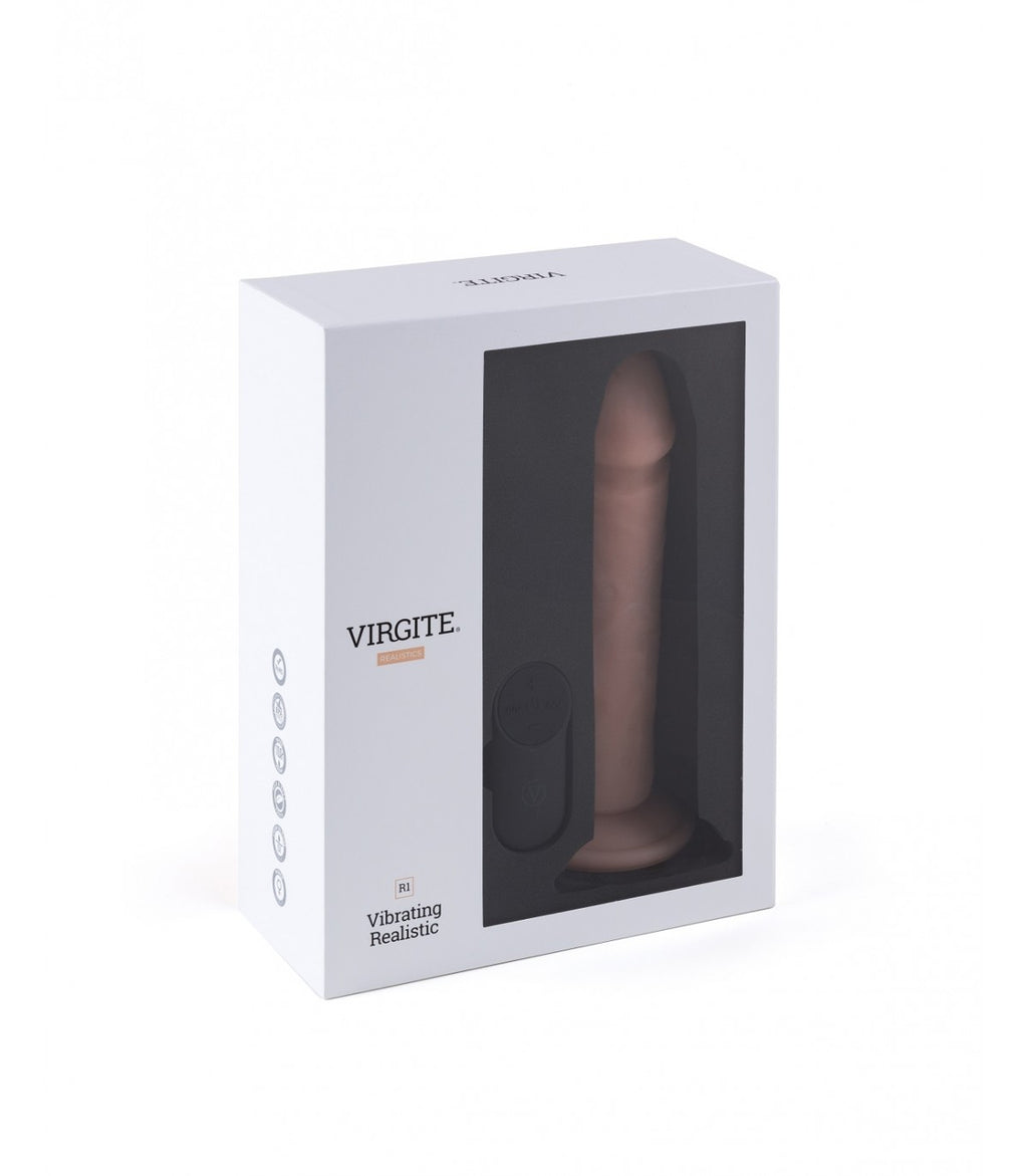VIBRATORE REALISTICO R1" 19CM CON TELECOMANDO"