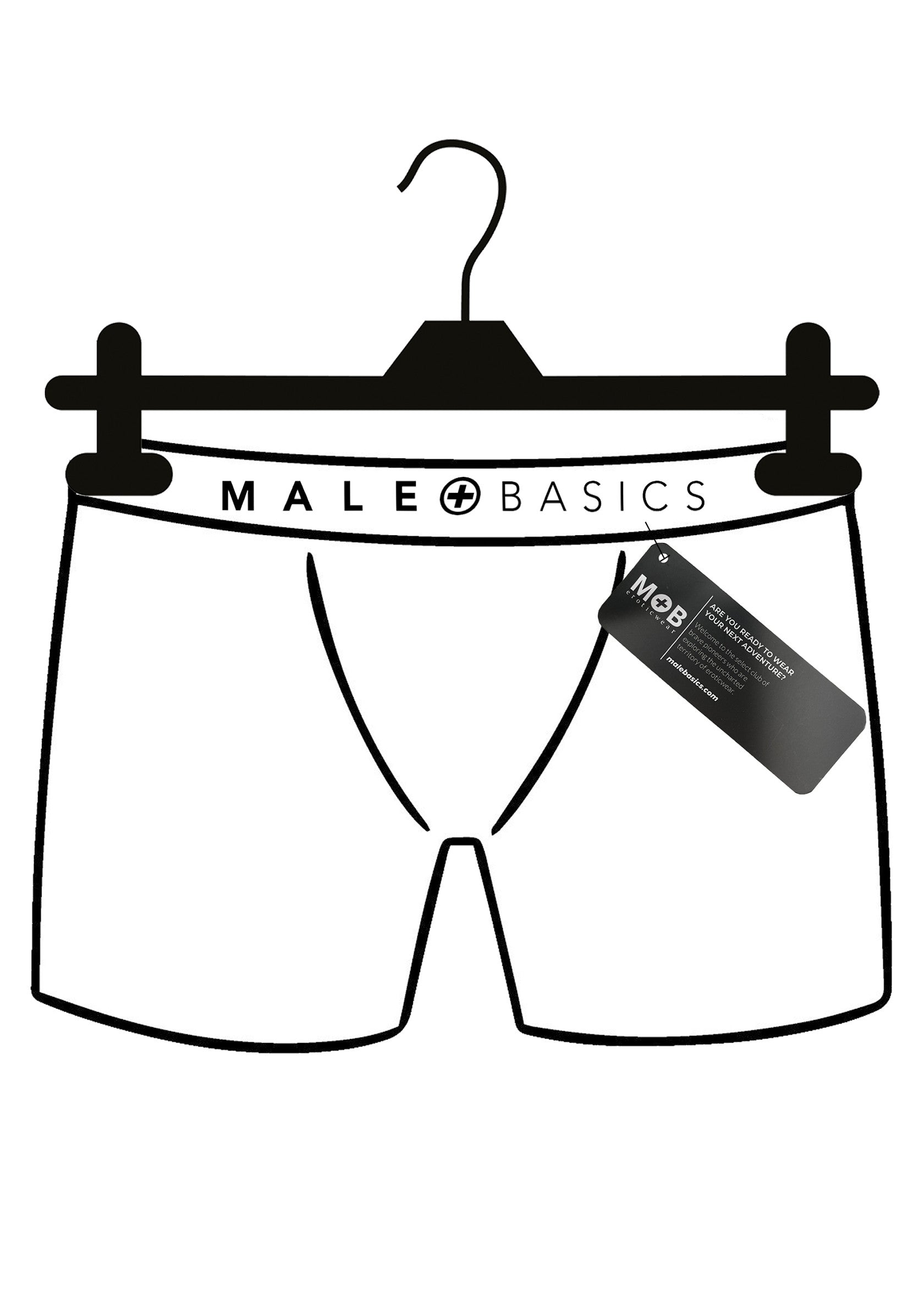 MaleBasics Neon Thong blu