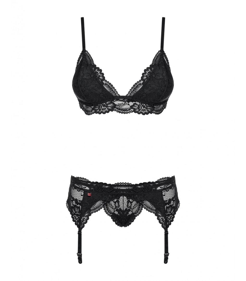 810-SEG-1 SET 3 PEZZI NERO S/M