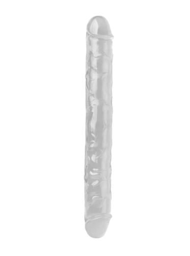VSC Novelty - Dildo Doppio Realistico Crystal Jellies Mr. Rude 12" - Trasparente - DESIRE CLUB 2.0