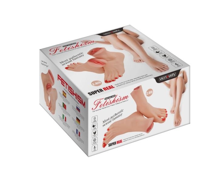 VSC Novelty - Masturbatore Fetish Piedi - 2 Pezzi - DESIRE CLUB 2.0