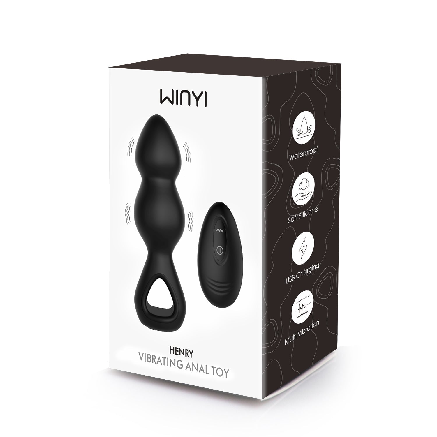 Winyi - Palline Vibranti Anali con Controllo Remoto - Henry - DESIRE CLUB 2.0