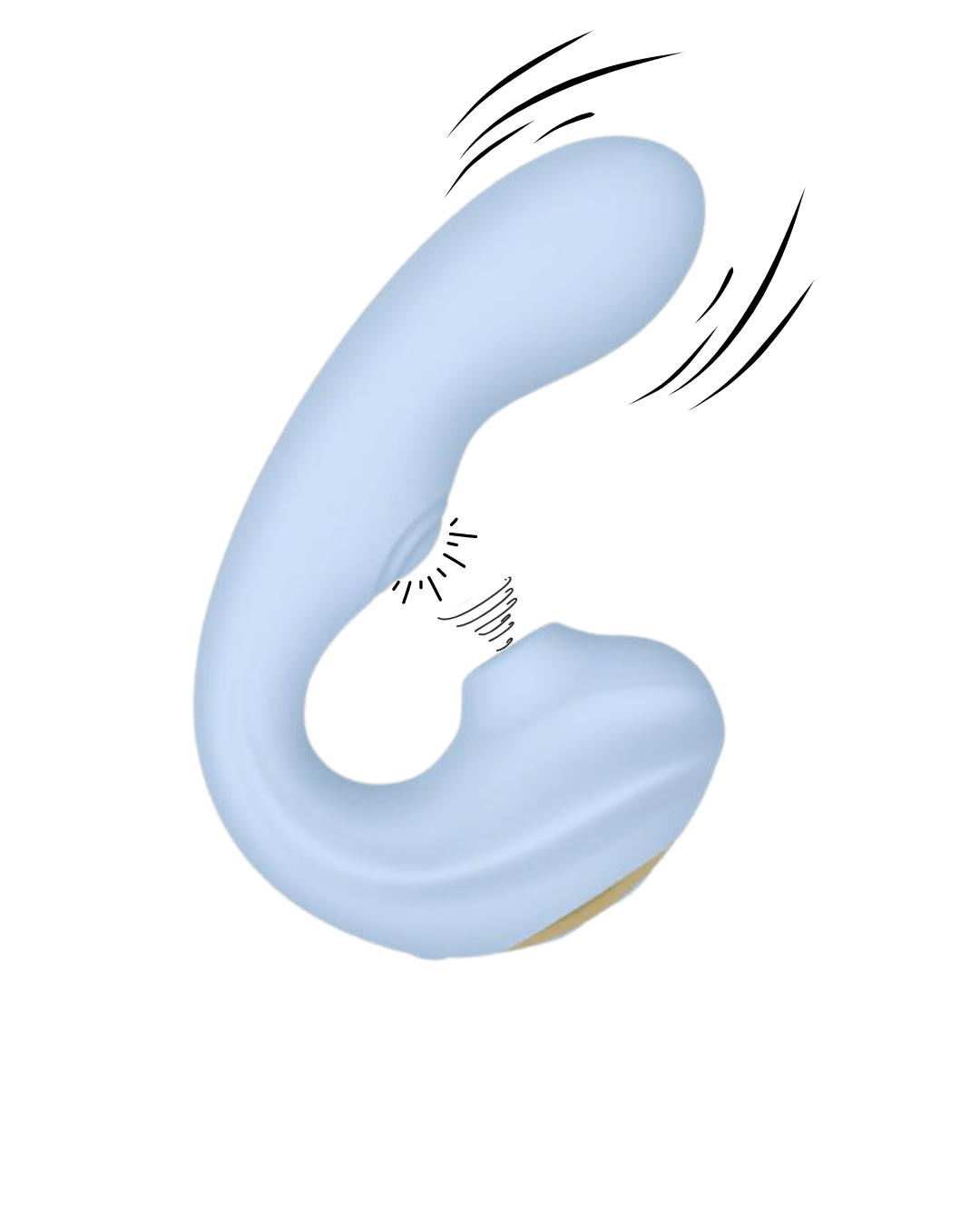 Winyi - Vibratore Flessibile Punto G con Tapping e Succhia Clitoride - Amanda - DESIRE CLUB 2.0