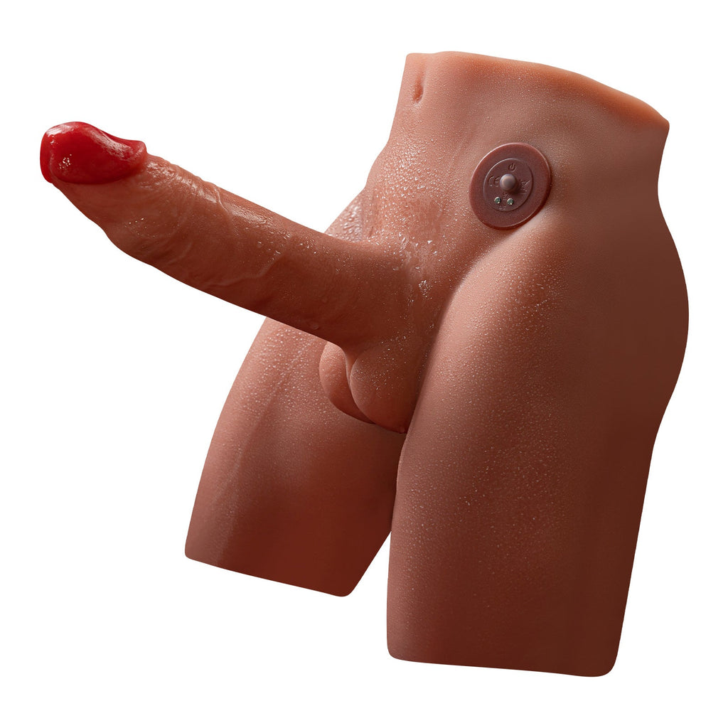 Xise - Jason - Torso con Dildo Thrusting e Vibrante - 6,6" - DESIRE CLUB 2.0