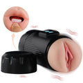 Xise - Masturbatore Doppio con Bocca e Vagina Vibrante - DESIRE CLUB 2.0