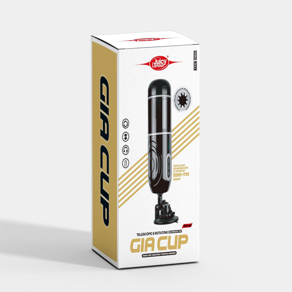 Xise - Masturbatore Neutro con Funzione Thrusting - Rotante e Vibrante con Voce Sexy - DESIRE CLUB 2.0
