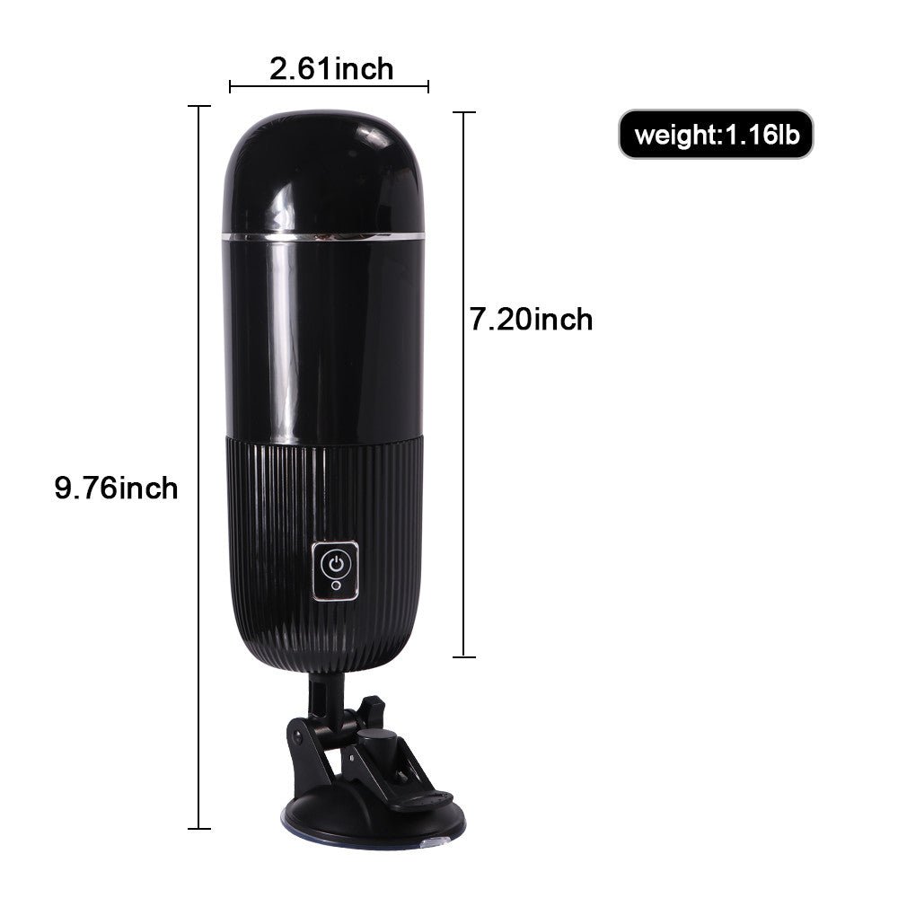 Xise - Masturbatore Neutro con Ventosa Funzione Rotante e Vibrante con Voce Sexy - DESIRE CLUB 2.0