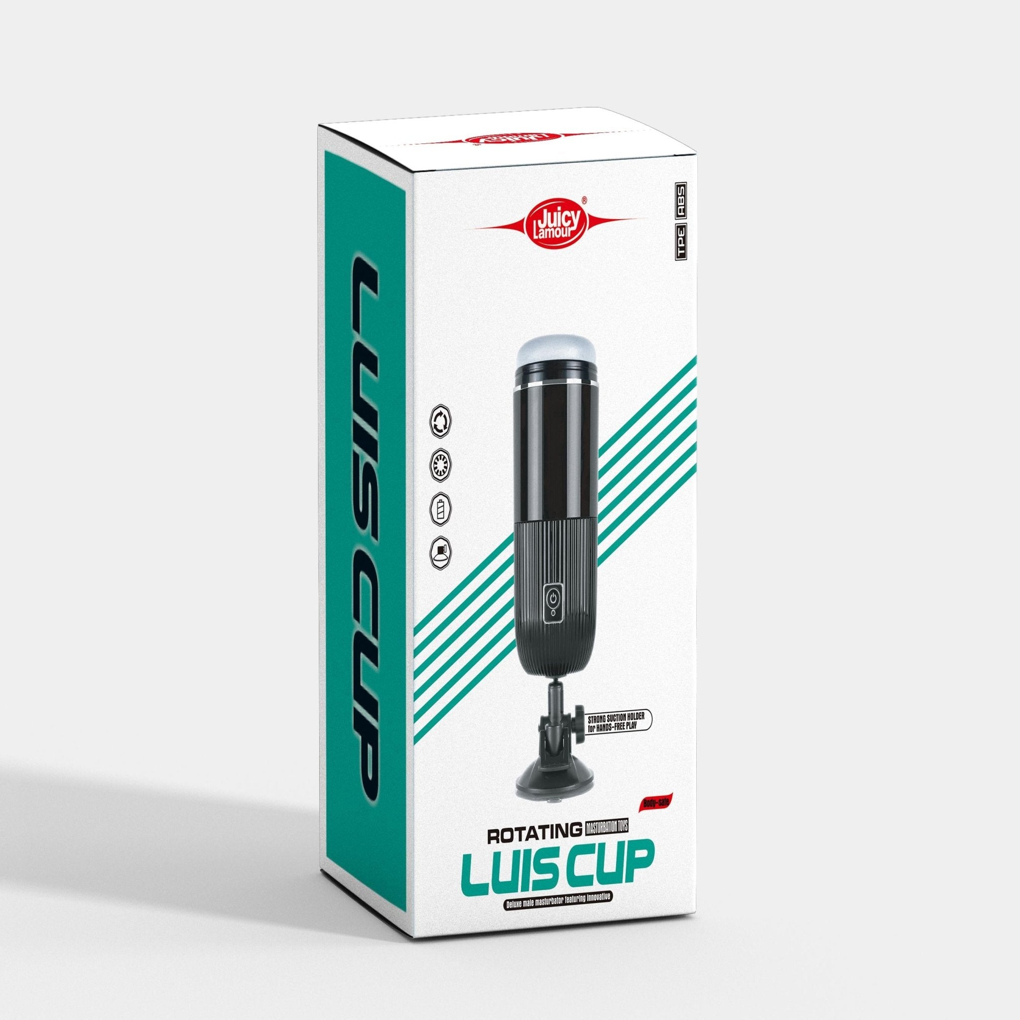 Xise - Masturbatore Neutro con Ventosa Funzione Rotante e Vibrante con Voce Sexy - DESIRE CLUB 2.0