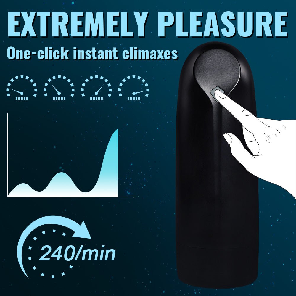 Xise - Masturbatore Vagina con Funzione Suzione e Vibrante - DESIRE CLUB 2.0