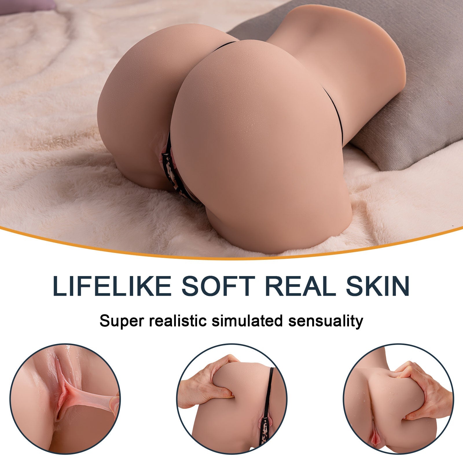 Xise - Sydni - Torso con Funzione Vibrante e Thrusting - DESIRE CLUB 2.0