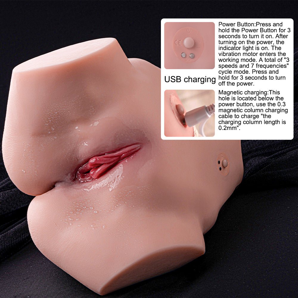 Xise - Tracy - Torso con funzione vibrante - DESIRE CLUB 2.0